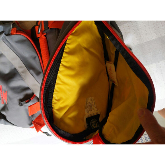 NEW Mountainsmith K9 Pack Small Dog Hiking Backpack Saddlebag Gray Orange NWT - Picture 5 of 10